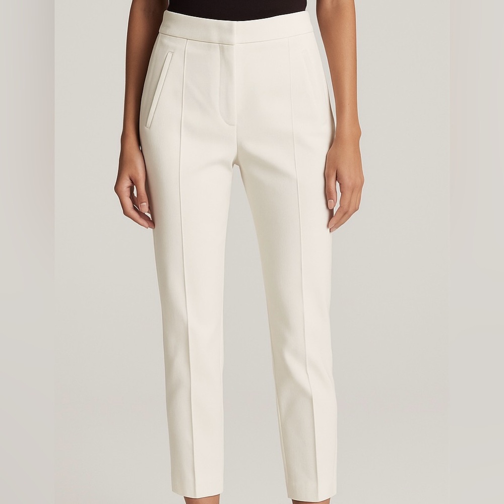 Tory Burch Vanner Pant – Ivory White – Size 00